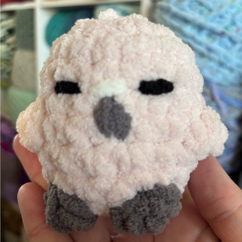 Handmade Crochet baby birds multiple styles.